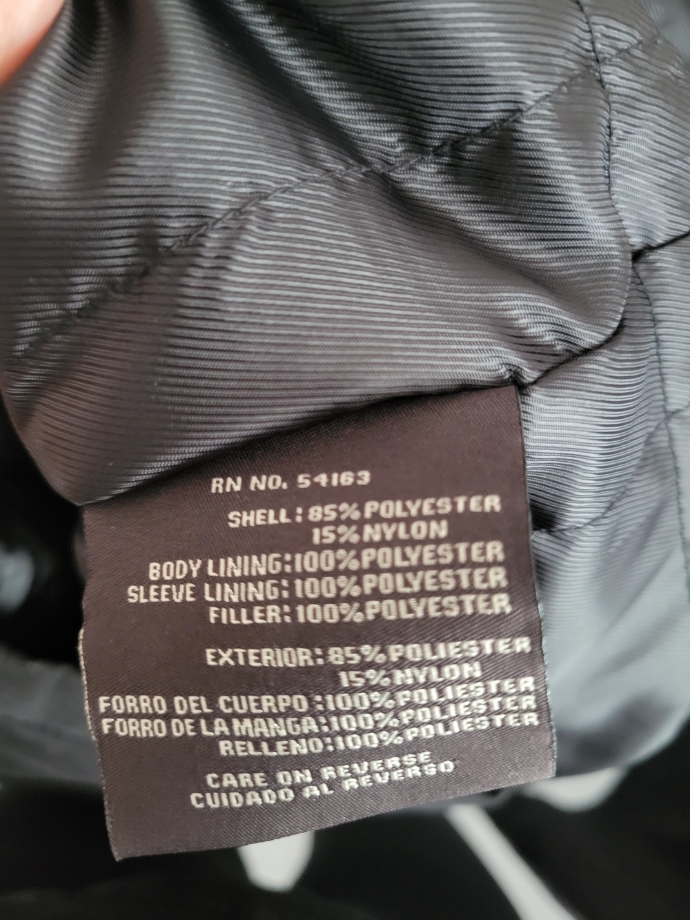 Dockers Men Full Zip Lightweight Harrington Jacket Black Size L - Picture 5 of 5